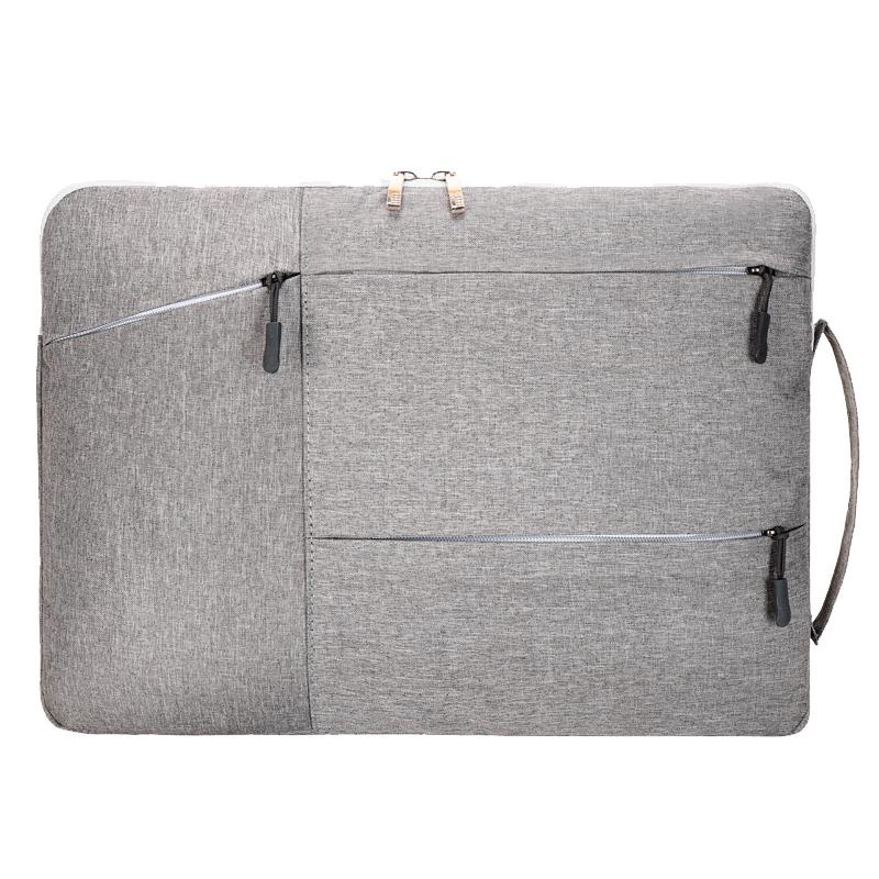 V562-A101383300ADE-202502282040-00 Portable Laptop Handbag - Fits 13-13.3 Inch - Casual Design - Grey - Image 1