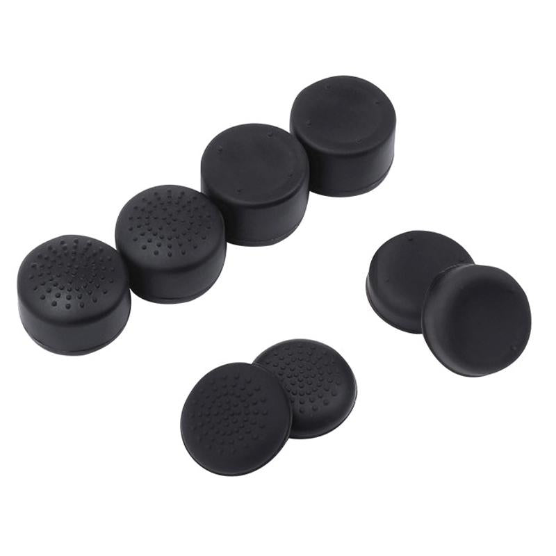 V562-A1022924060DBT-202502212030-00 8-piece Silicone Joystick Cap Set for Ps5 / Ps4 - Black - Image 1