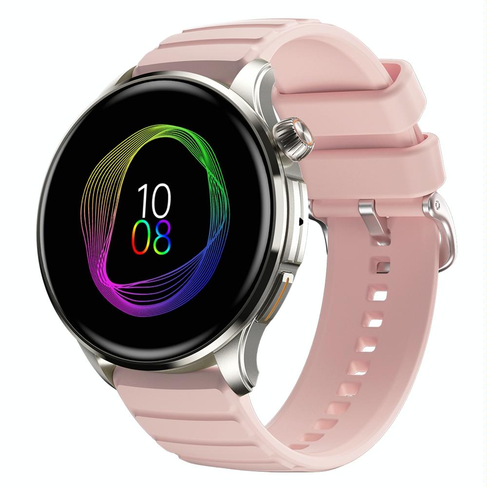 V562-A102642600ADE-202504252046-00 1.43 Inch Bt5.1 Smart Sport Watch With Health Monitoring - Pink - Image 1