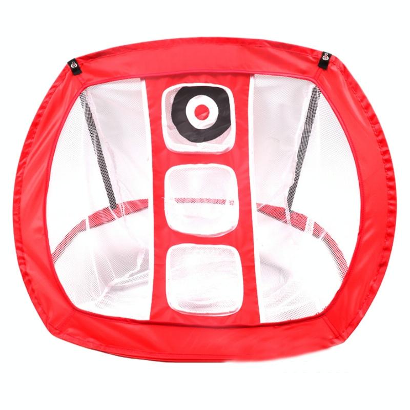 V562-A1032461060DBT-202502220240-00 Foldable Square Golf Net for Indoor Practice - Red - Image 1