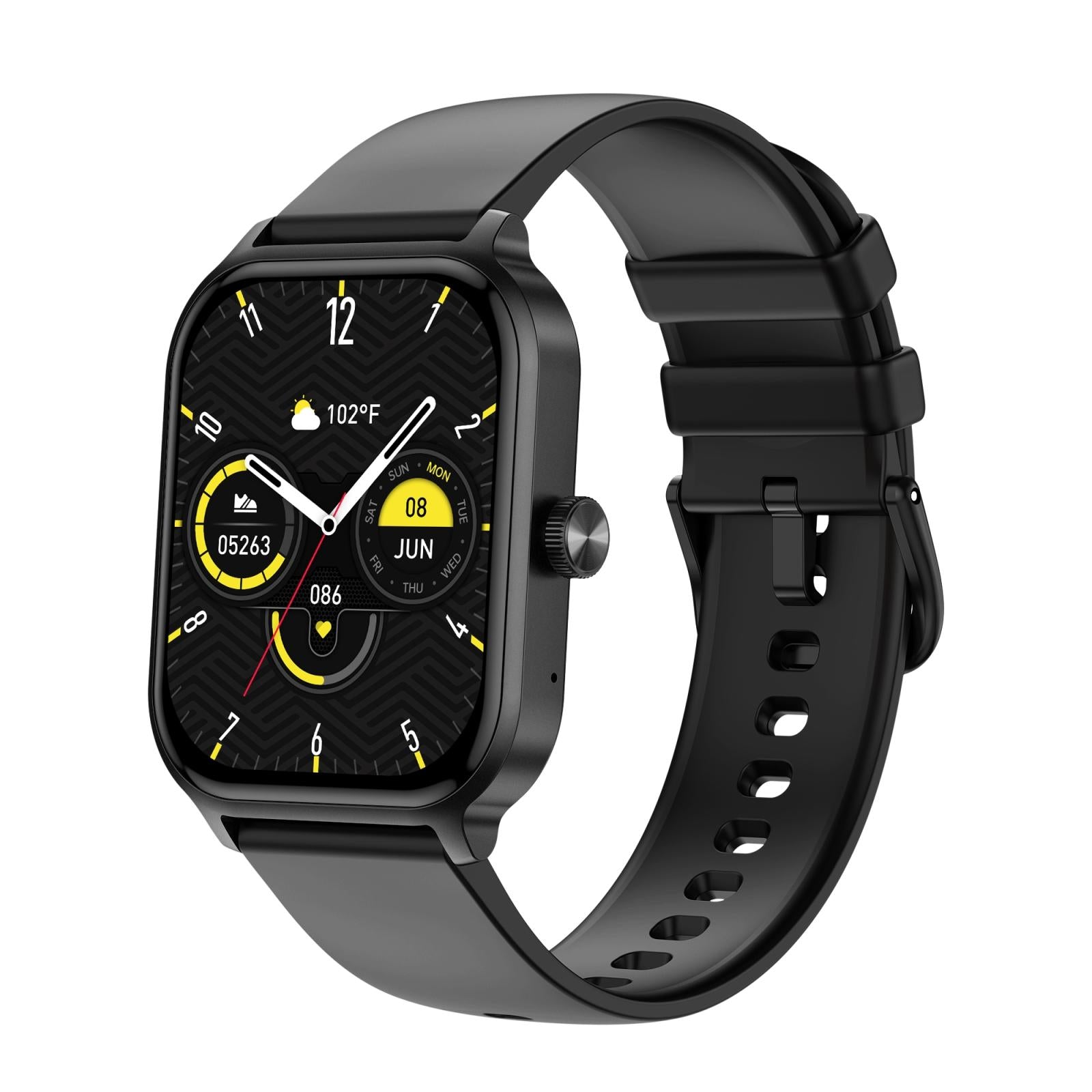 V562-A103246200AYS-202504252025-00 1.93 Inch Colour Screen Smart Watch Support Bluetooth Call / Health Monitoring - Black - Image 1