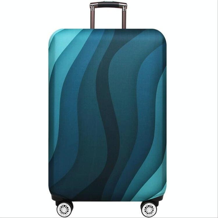 V562-A1036659040DBT-202502281721-00 18-21 Inch Travel Suitcase Dust Covers - Elastic & Abrasion-resistant - Green Ripple - Image 1