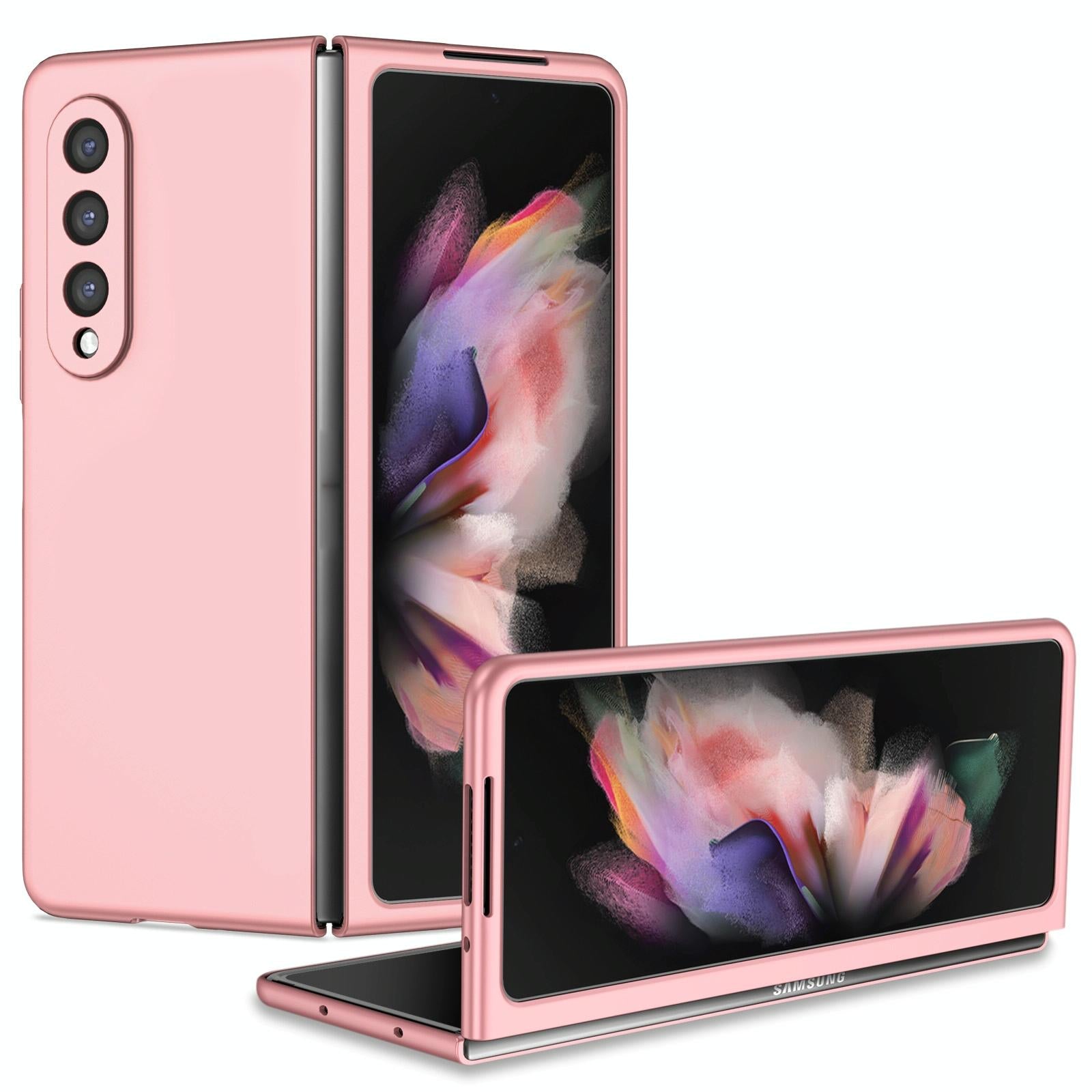 V562-A103752300ADE-202504292040-00 For Samsung Galaxy z Fold4 5G Foldable Armor Phone Case - Compact and Durable - Pink - Image 1