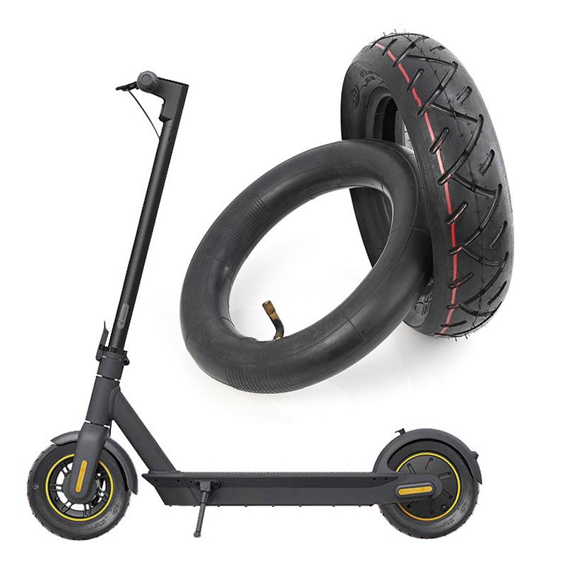 V562-A1038204060DBT-202505291140-00 Upgrade your Ninebot Max G30 Scooter with 10x2.5 Inflatable Tire Kit - Black - Image 1