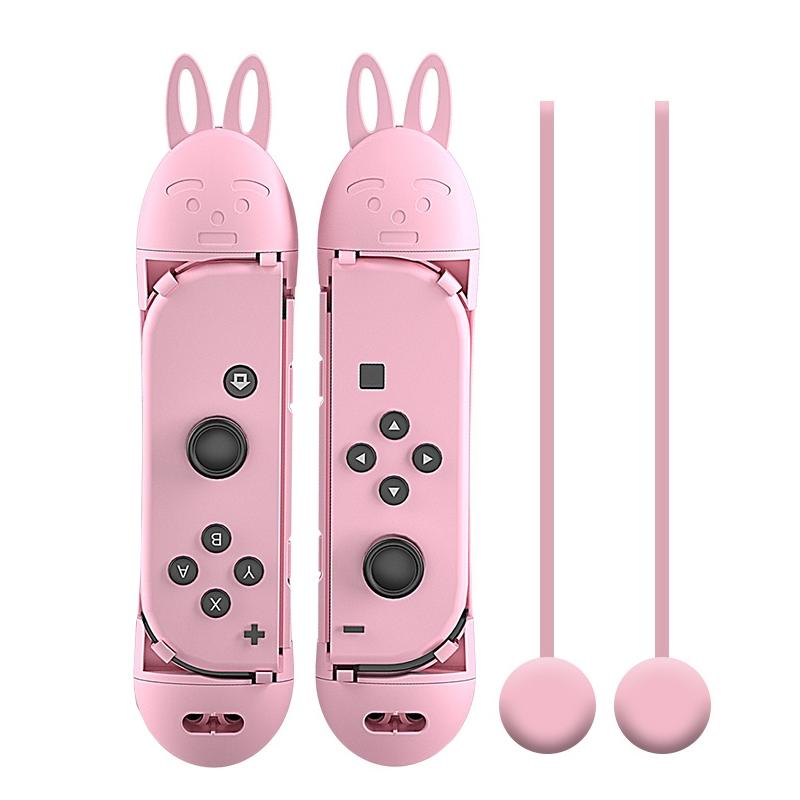 V562-A1038752060DBT-202503202021-00 Jump Rope Controller for Nintendo Switch Joy Con - Pink - Image 1