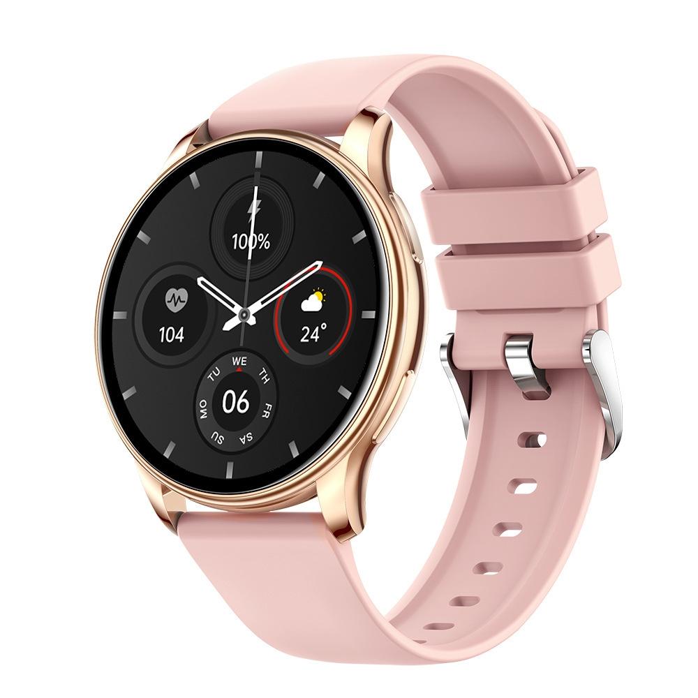 V562-A1044632060DBT-202504251847-00 1.32 Inch Health Monitoring Smart Watch With Password Lock - Pink - Image 1