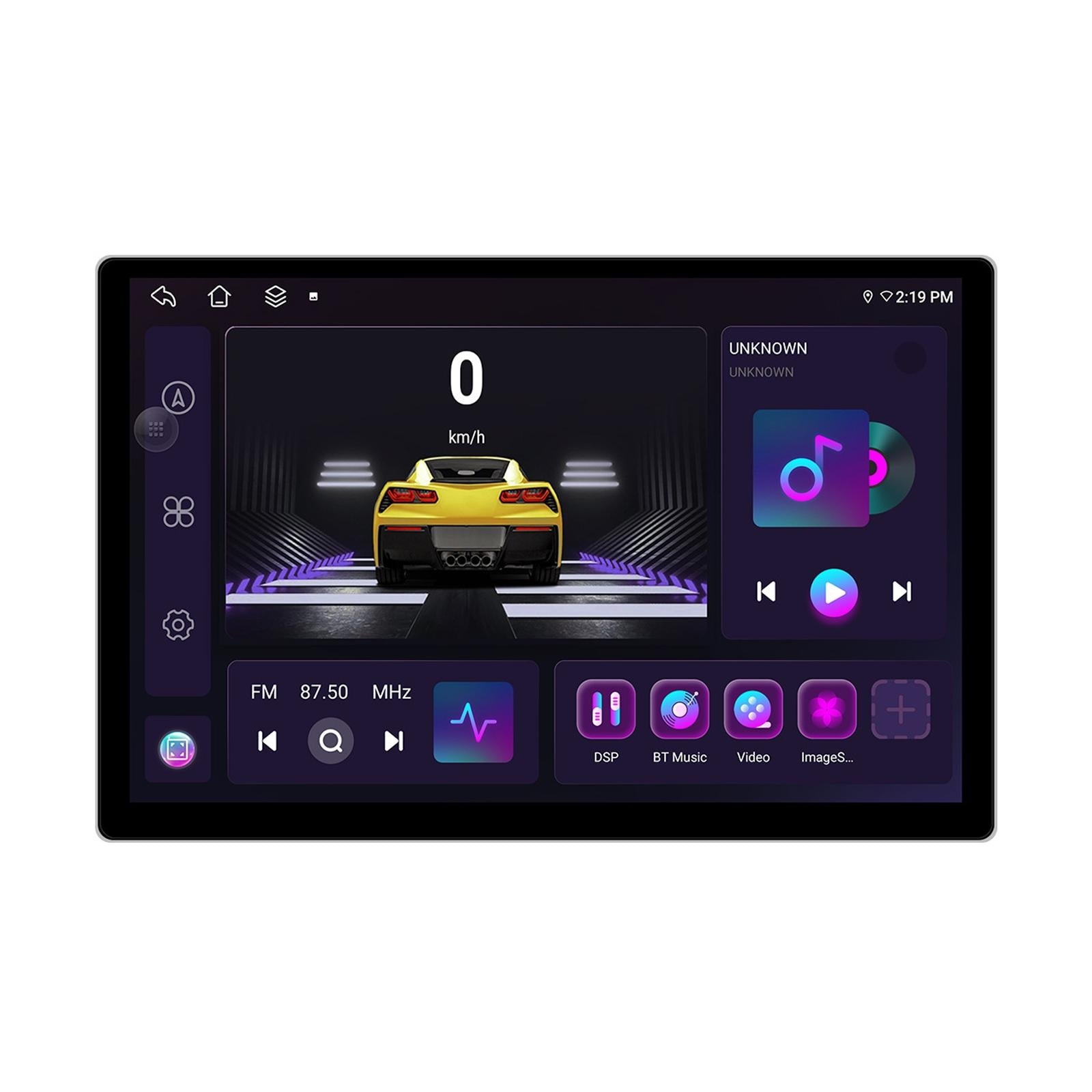 V562-A1051964060DBT-202505221325-00 13.1 Inch Android Car Navigator - 4 + 64G - Universal Map - Carplay - Reverse Camera - Image 1