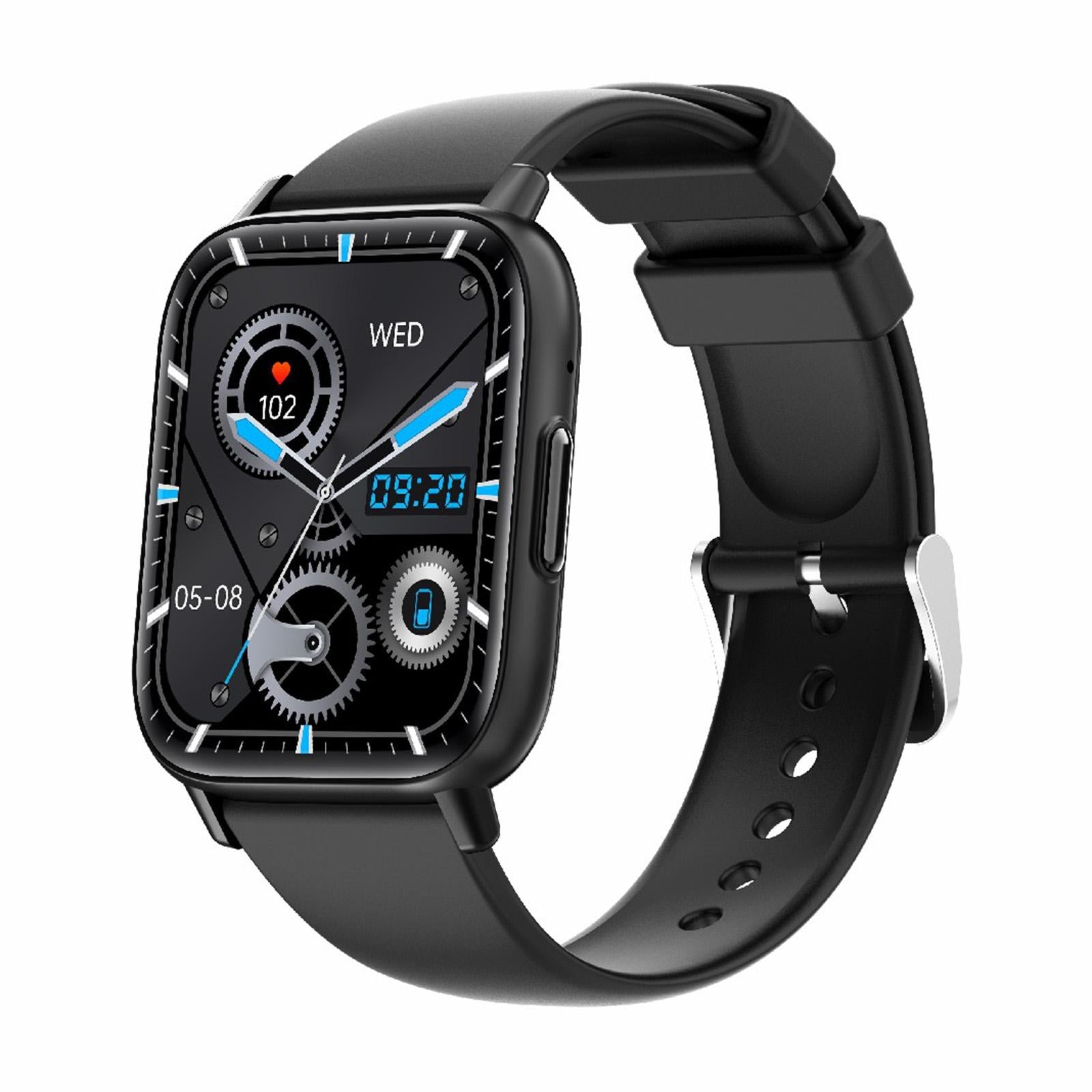V562-A105442600ADE-202504252100-00 1.83 Inch Bt5.2 Smart Sport Watch Support Bluetooth Call / Sleep / Blood Sugar / Blood Oxygen / Temperature / Heart Rate / Blood Pressure Health Monitor - Black - Image 1