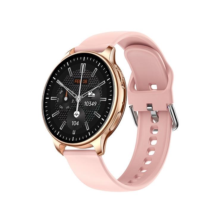 V562-A1054632060DBT-202504251836-00 1.32 Inch Bluetooth Calling Smart Watch With Rotary Button - Pink - Image 1