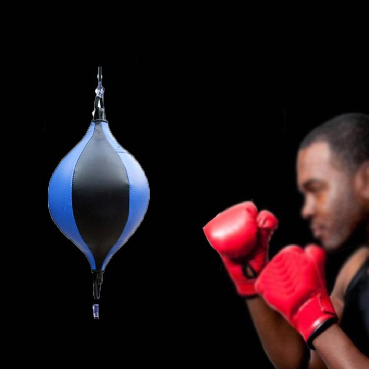 V562-A1059871060DBT-202503072131-00 Suspended Boxing Training Ball - Pear Shape - Blue Black - Image 1