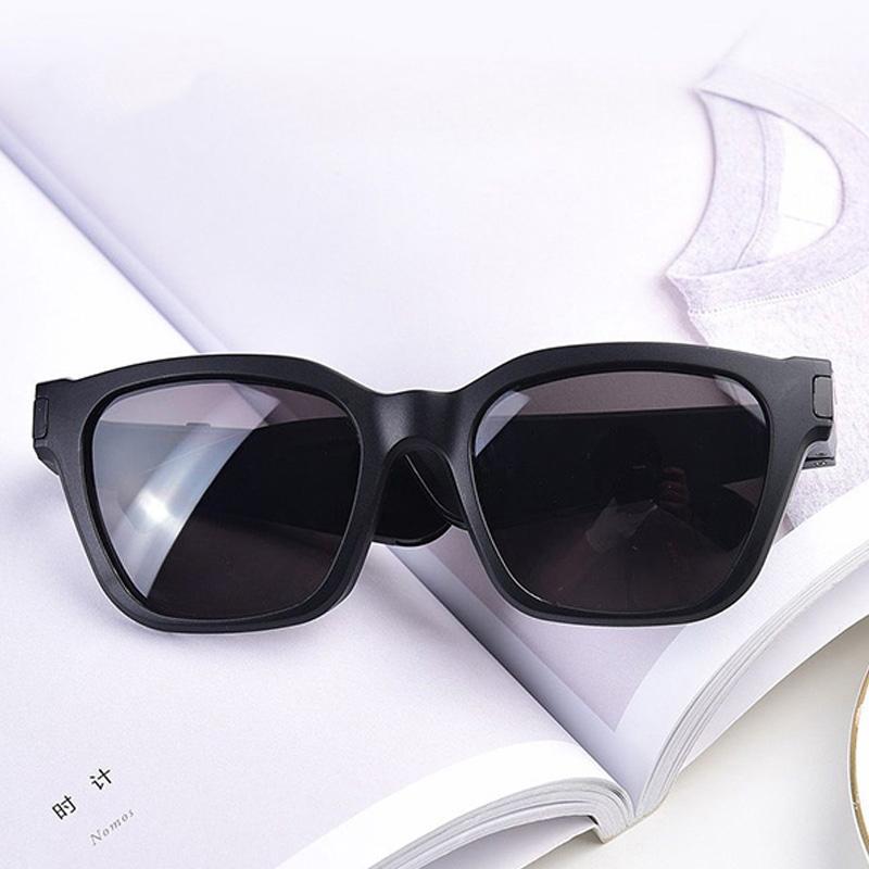 V562-A1060668450DBT-202505261808-00 Waterproof Bluetooth Glasses Earphone - Mini Binaural Smart Call - Black Sunglasses - Image 1
