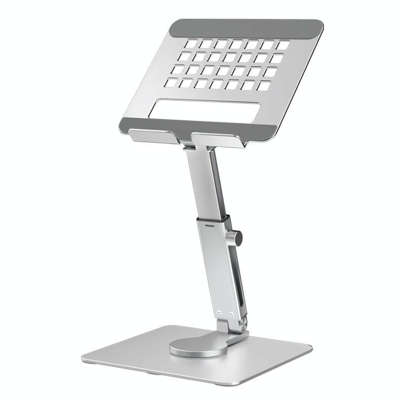 V562-A1067792060DBT-202503041205-00 Portable Telescopic Desktop Phone Stand - Foldable & Rotating - Silver - Image 1