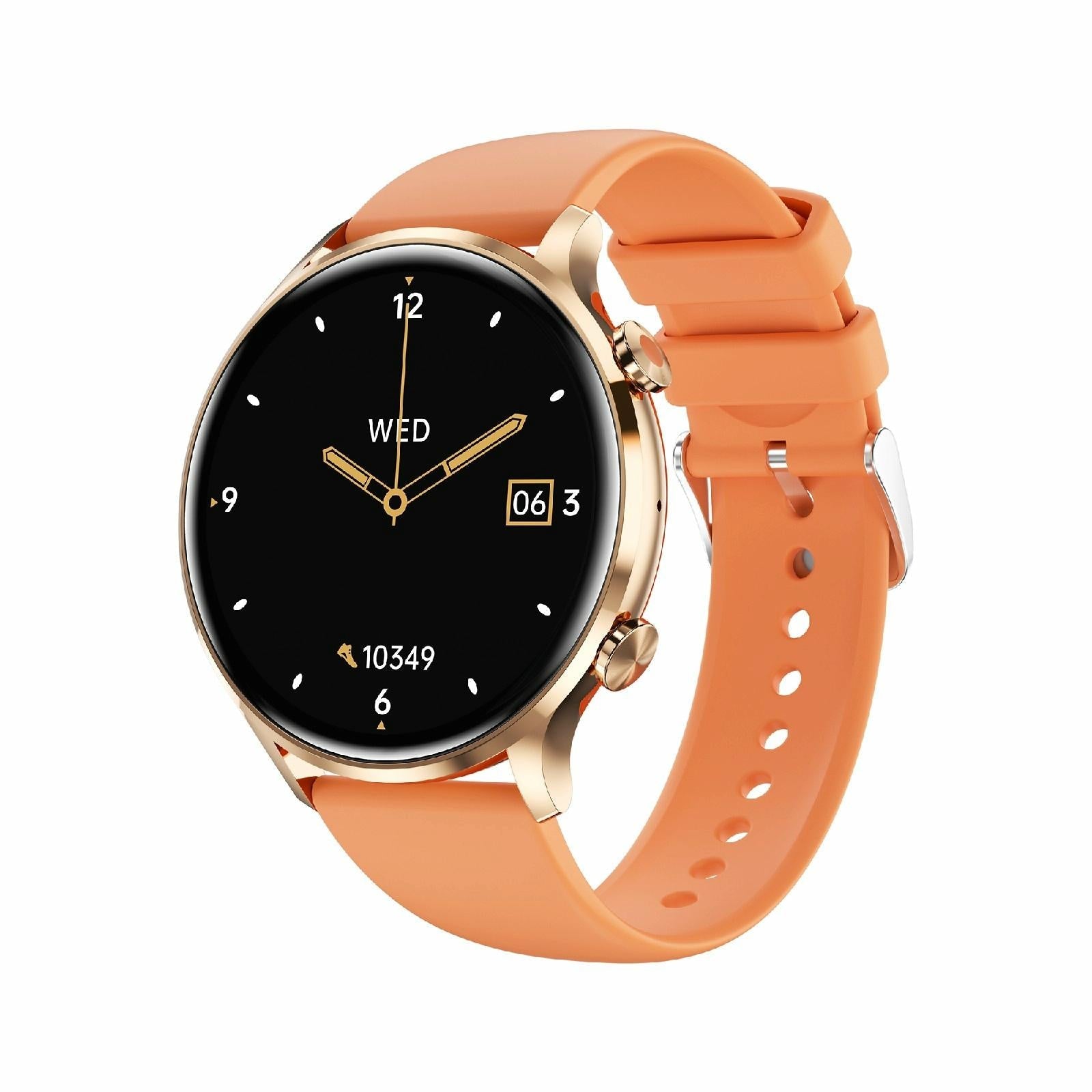 V562-A106942600ADE-202504252112-00 1.39 Inch Bt5.2 Smart Sport Watch Support Bluetooth Call / Sleep / Blood Oxygen / Temperature / Heart Rate / Blood Pressure Health Monitor - Orange - Image 1