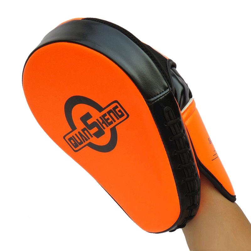 V562-A1078822950DBT-202503072140-00 Training Target For Sanda Fighting - Arc Boxing Hand - Fluorescent Orange - Image 1