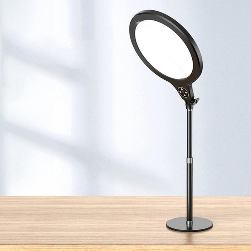 V562-A1085786230DBT-202503061845-00 26cm Live Broadcast Beauty Light Bracket - Medium Version for Desktop Photography - Image 1