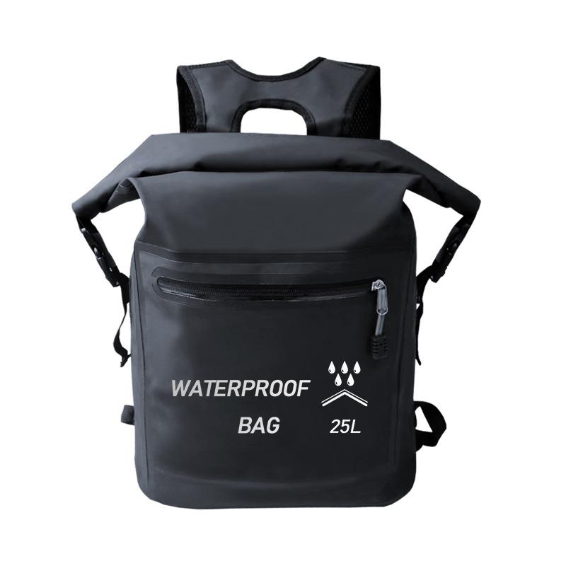 V562-A1086372060DBT-202503032035-00 25L Waterproof Beach Bag For Swimming And Upstream Activities Black - Image 1