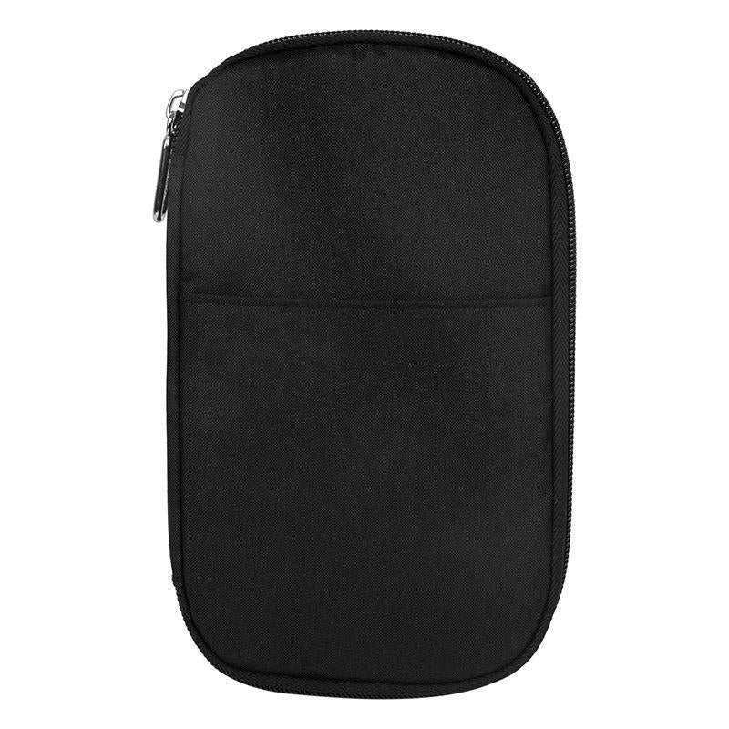 V562-A1087212060DBT-202503282005-00 Multi Function Travel Storage Bag For Passports - Black - Image 1