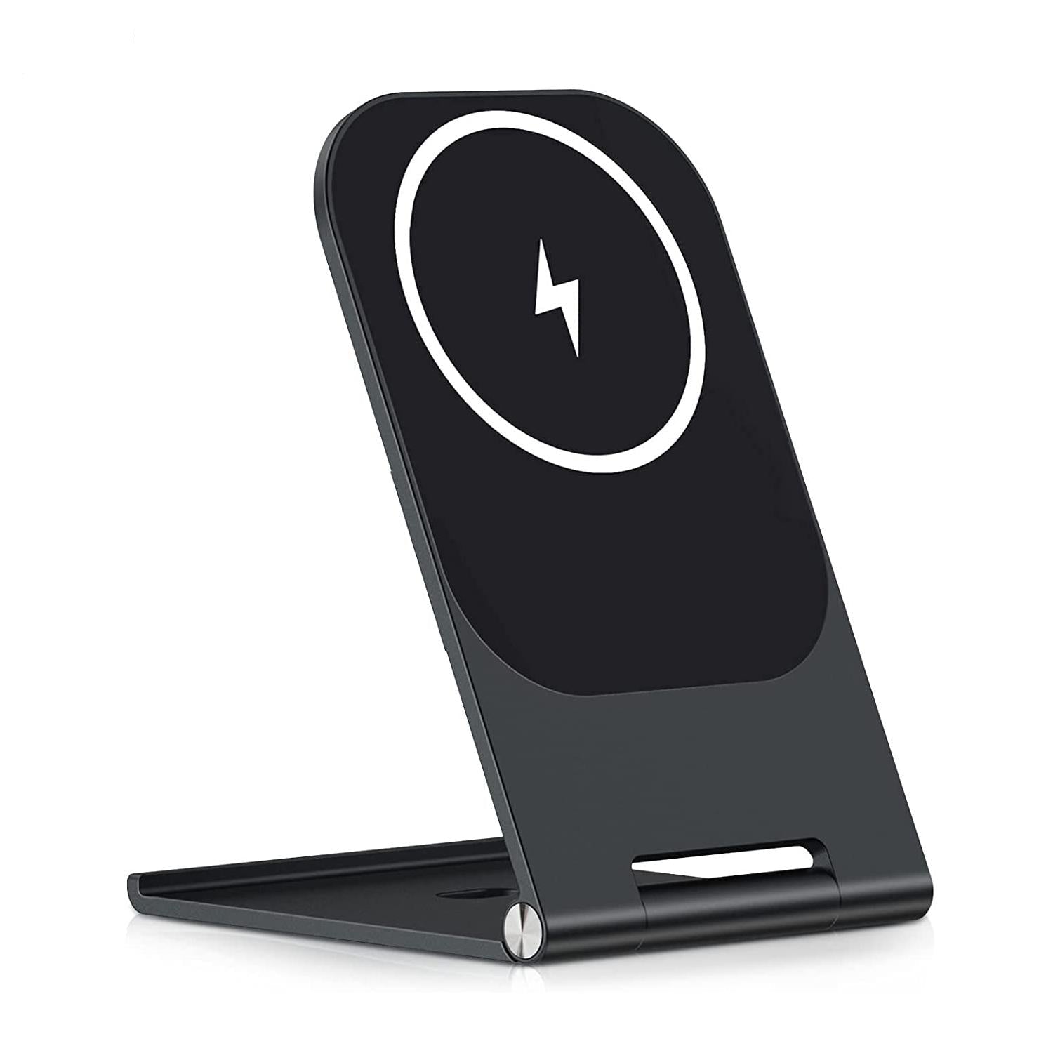V562-A1098702060DBT-202504211915-00 15W Magnetic Wireless Charger For Iphone 12+ - Black - Image 1