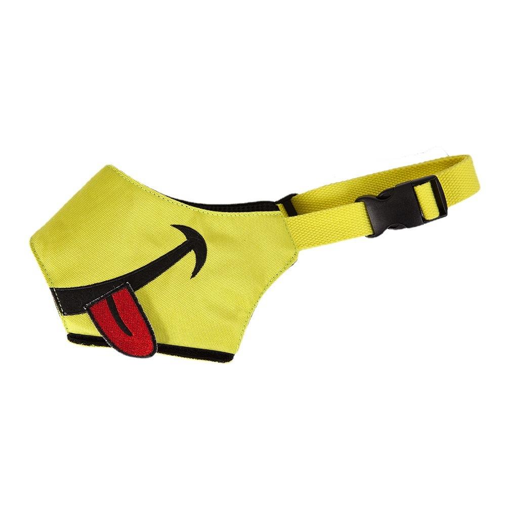 V562-A2011552060DBT-202503261933-00 Cartoon Dog Mouth Cover Anti-Bite Nylon Dog Mask - Size L - Yellow - M - Image 1