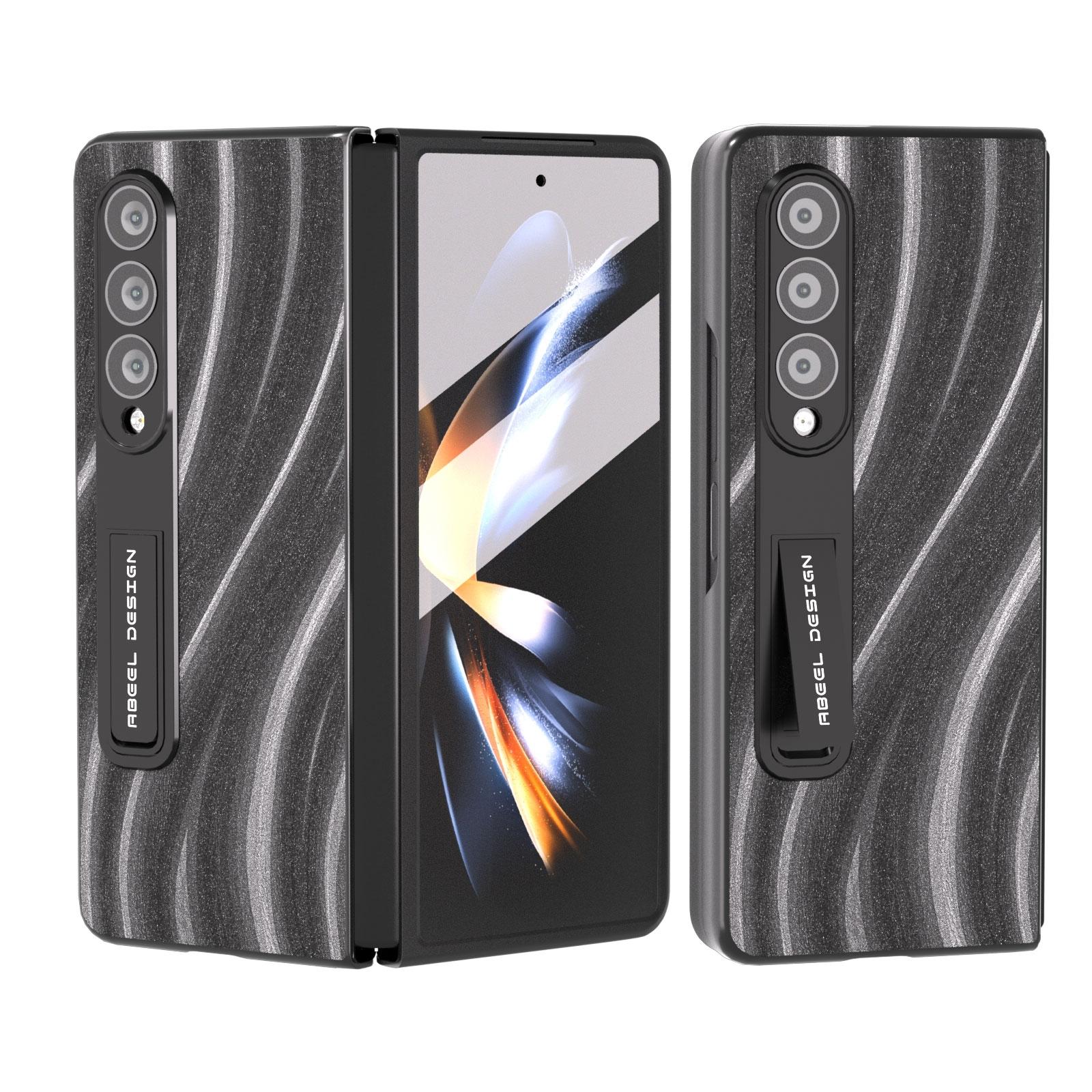 V562-A202807400ADE-202503211516-00 For Samsung Galaxy Z Fold4 5G Galactic Pattern Phone Case - Integrated Protection - Grey - Image 1