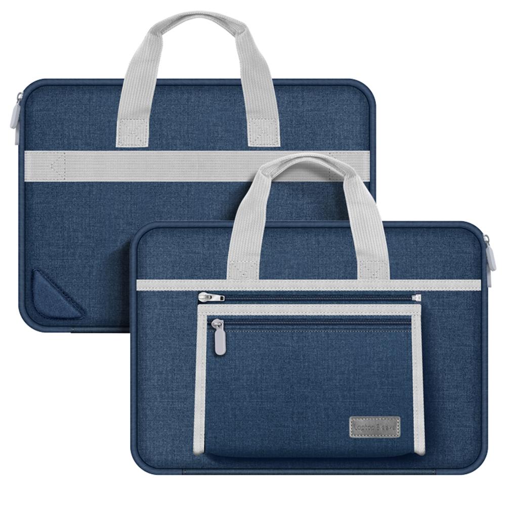 V562-A209467400ADE-202502282120-00 Portable Oxford Laptop Bag - Durable Fabric - Dark Blue - Image 1
