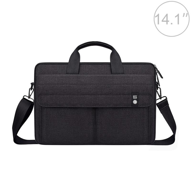 V562-A20989700ADE-202502282040-00 14.1 Inch Laptop Carrying Bag with Shoulder Strap - Handheld Briefcase Style - Black - Image 1