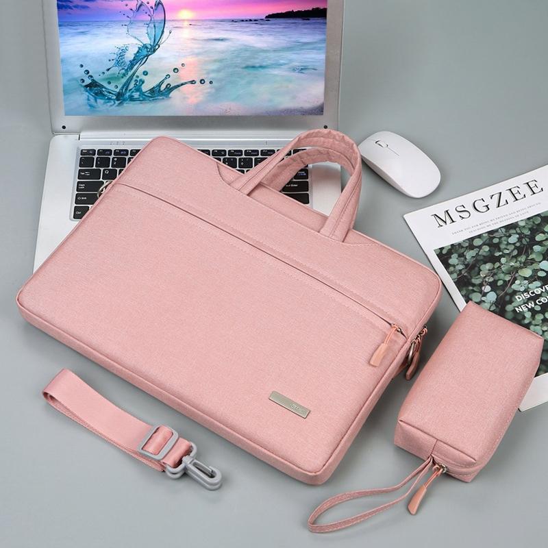 V562-A300822300ADE-202502282021-00 13.3 Inch Inner Bag for Handbag or Laptop with Shoulder Strap and Power Bag - Pink - Image 1