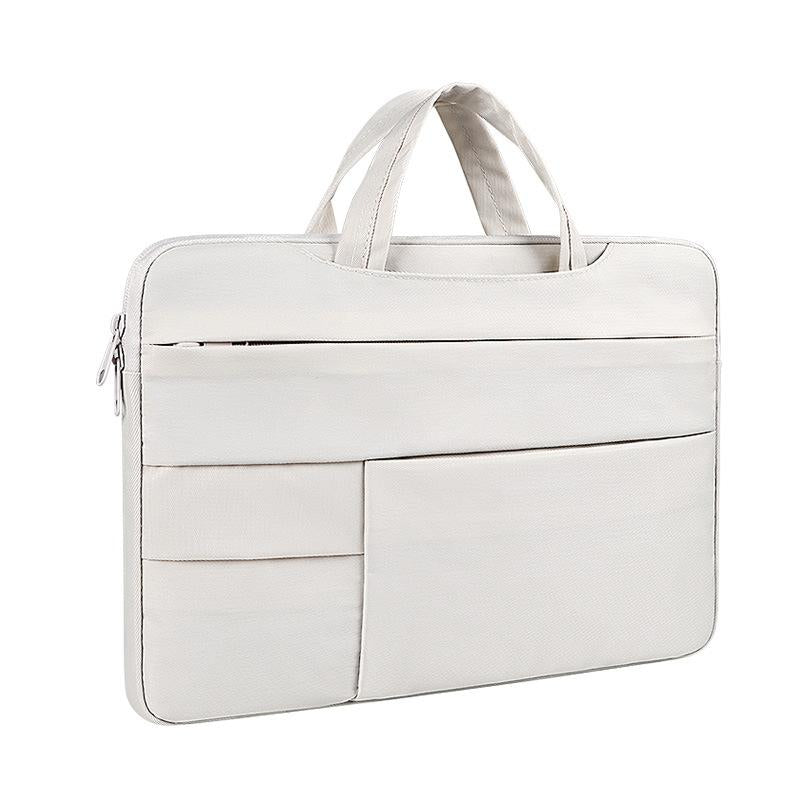 V562-A3013042060DBT-202502281940-00 15.6 Inch Waterproof Laptop Bag - Wearable - Creamy-White - Image 1
