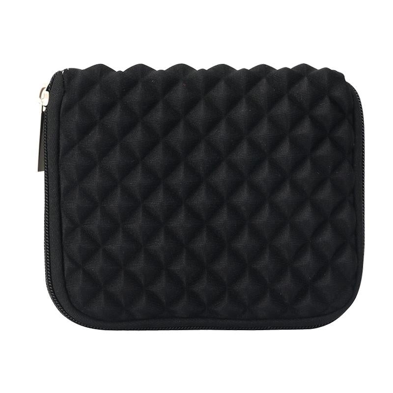 V562-B0510BL-202502281826-00 Textured Diamond Laptop Bag - Power - Black - Image 1
