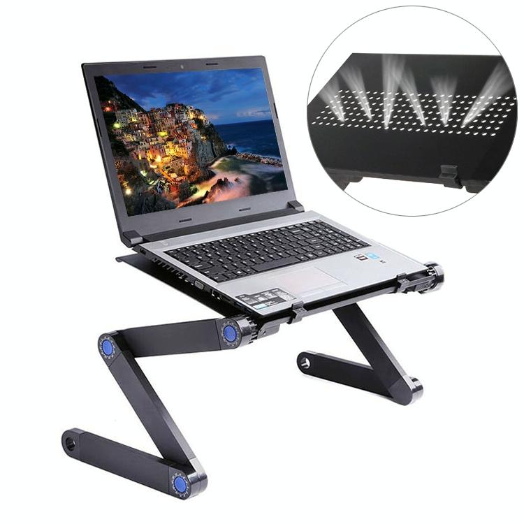 V562-B0633CP-202502271945-00 Adjustable Foldable Laptop Stand - Portable Aluminium Alloy - 360 Degree Rotation - Image 1
