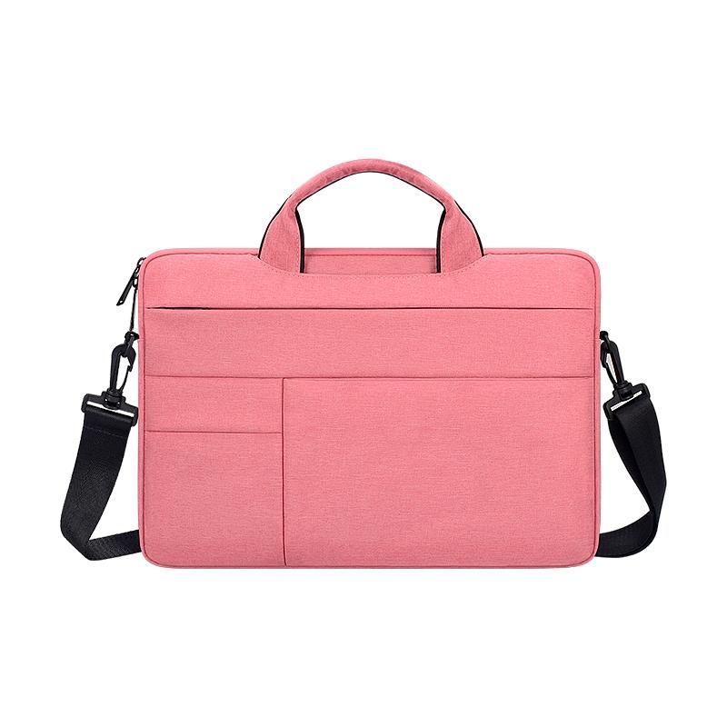 V562-B100047100ADE-202502282120-00 13.3 Inch Portable Laptop Shoulder Bag - Oxford Cloth & Nylon - Pink - Image 1