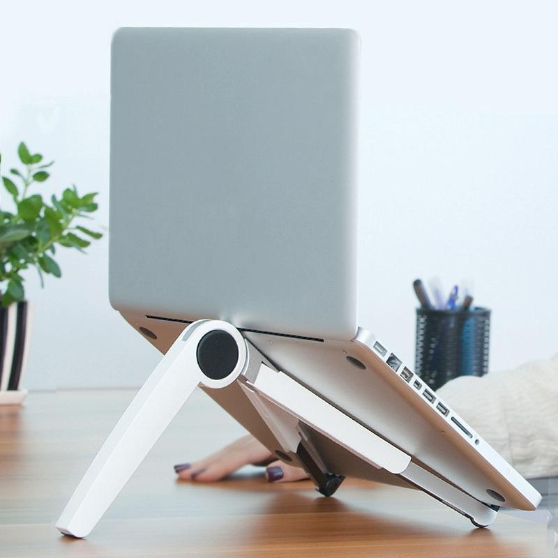 V562-B1018202060DBT-202505271003-00 Portable Laptop and Tablet Stand - Foldable - White - Image 1