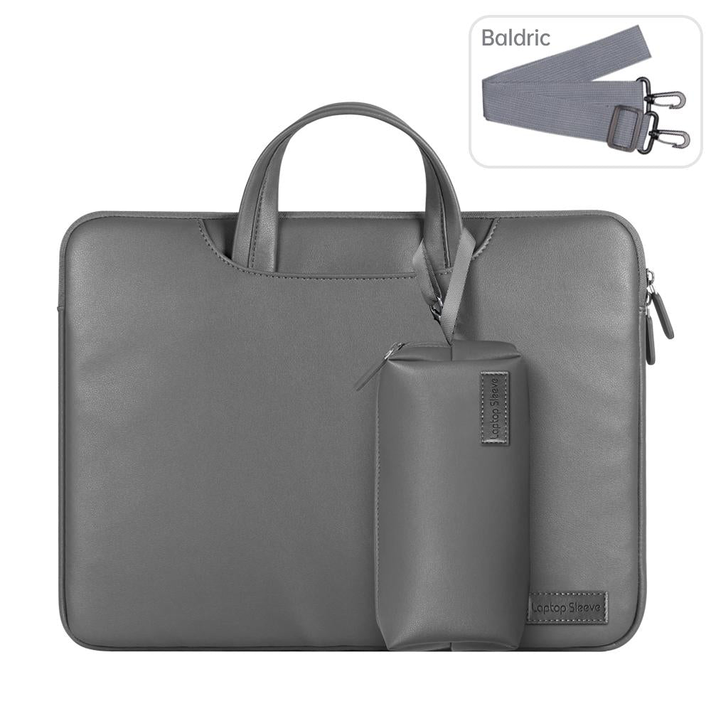 V562-B103415400ADE-202502281921-00 13 / 14 Inch Waterproof Laptop Bag with Power Pack - Inner Bag - Grey - Image 1