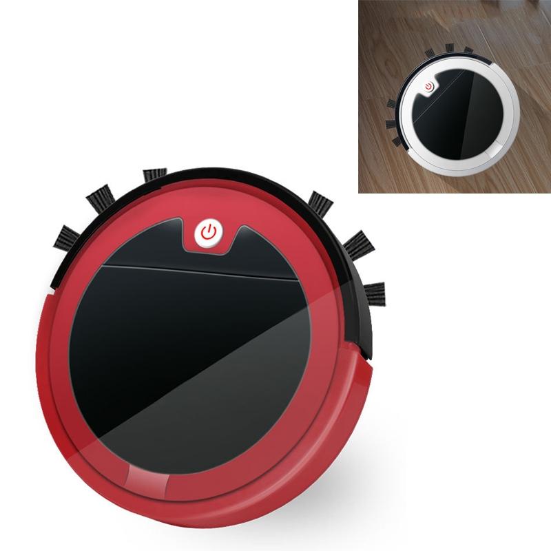 V562-B1034796240DBT-202505211225-00 Smart Home Sweeping Robot with Remote Control and Large Suction - Red Black - Image 1