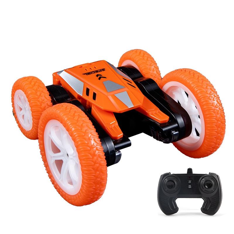 V562-B103623400ADE-202503062055-00 Flower Rc Car with Music - Stunt Street Dance - Orange - Image 1