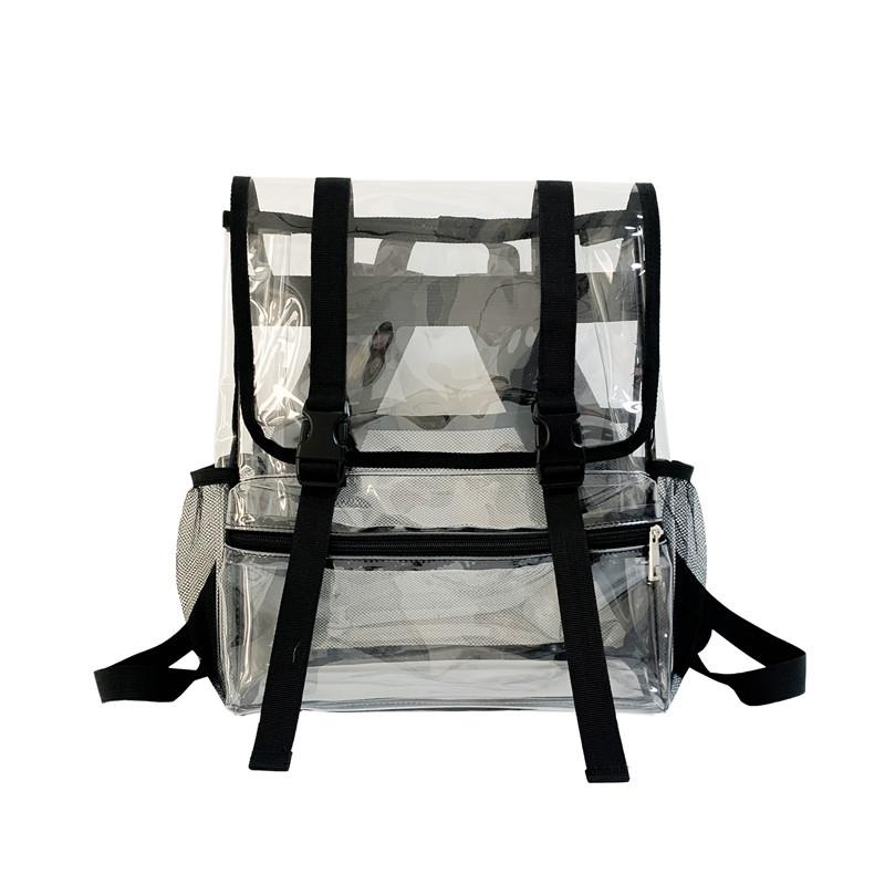 V562-B1050604060DBT-227151-00 Waterproof Travel Backpack - Pvc Material - Black - Image 1
