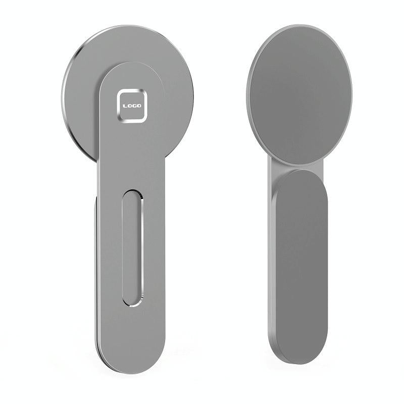 V562-B1055003060DBT-202506271221-00 Aluminum Magnetic Phone Stand for Laptop Expansion - Silver - Image 1