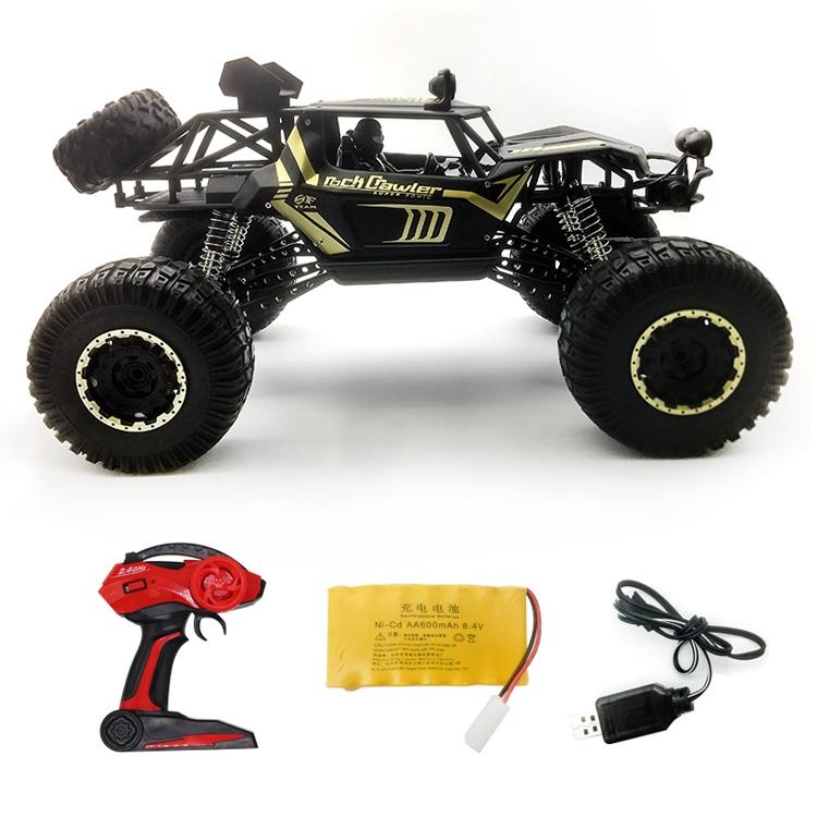 V562-B1065THC-202504291312-00 1:8 Alloy Remote Control Climbing Car Off-road Vehicle Toy - Black - Image 1