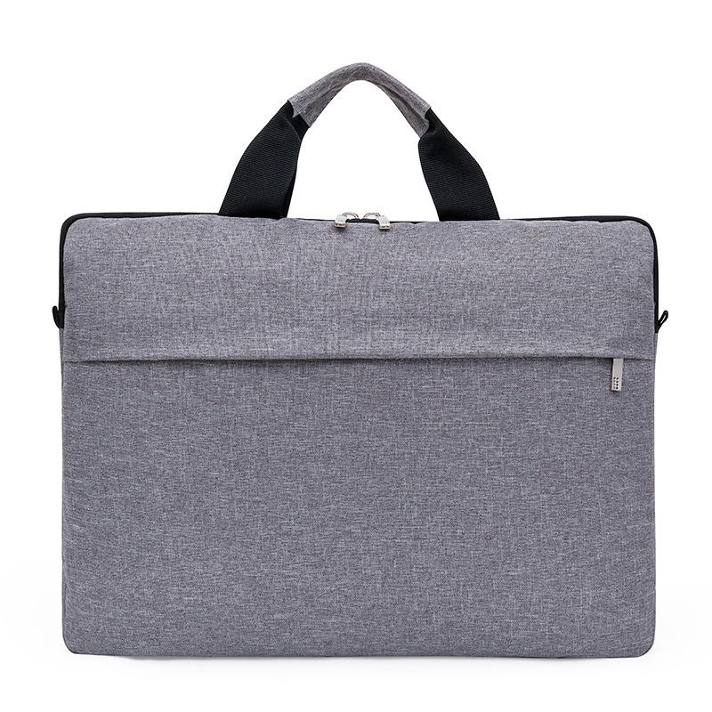 V562-B1070812750DBT-202504251735-00 Waterproof Single Shoulder Notebook Bag - 13 Inch Portable & Durable - Gray - Image 1