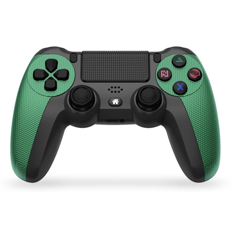 V562-B1075163060DBT-202504181936-00 Wireless Bluetooth Gamepad Controller for Ps4 - Battle Gray with Light Bar - Cangling Green - Image 1