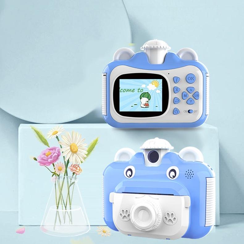 V562-B1076782060DBT-202502241340-00 Smart Digital Kids Camera - Photo & Video - no Memory Card - Blue + White - Image 1