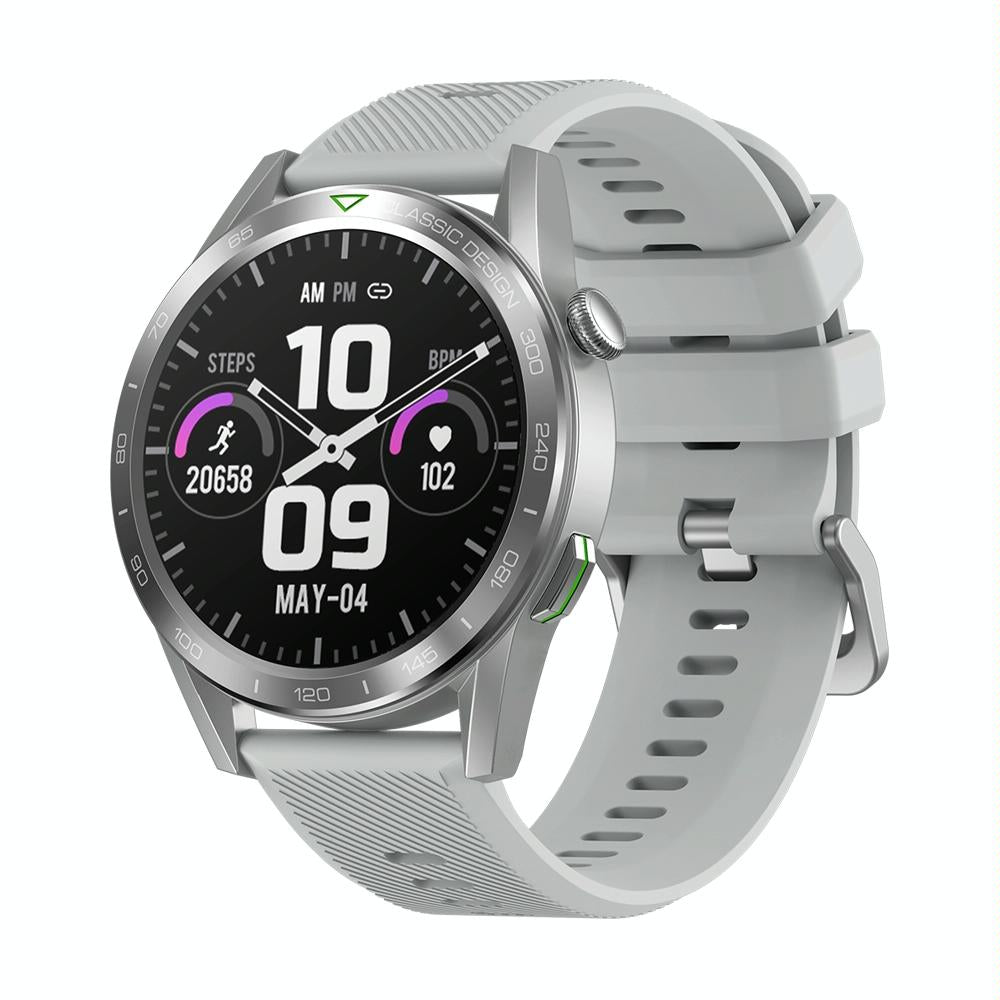 V562-B107982600ADE-202505271210-00 1.39 Inch Screen Voice Calling Smart Watch Support Heart Rate / Blood Pressure / Blood Oxygen - Starlight Silver - Image 1