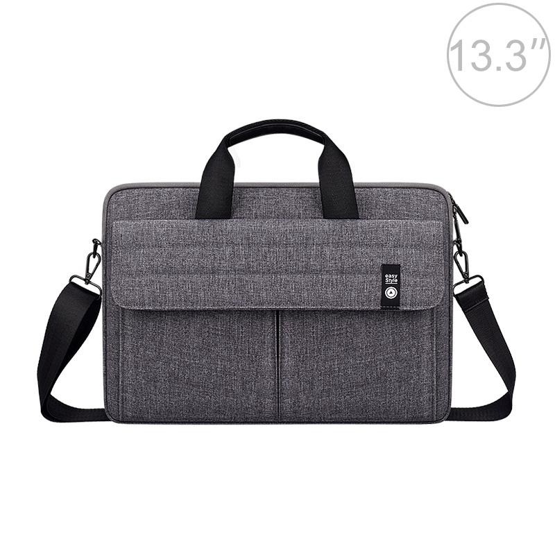 V562-B10989700ADE-202502282031-00 13.3 Inch Laptop Carrying Bag with Shoulder Strap - Handheld Briefcase Style - Grey - Image 1