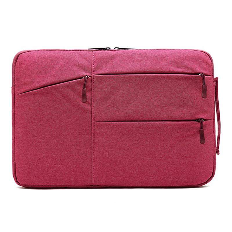 V562-B2058012060DBT-202504021953-00 13.3 Inch Business Laptop Liner Bag - Polyester Zipper Closure - Rose Red - Image 1