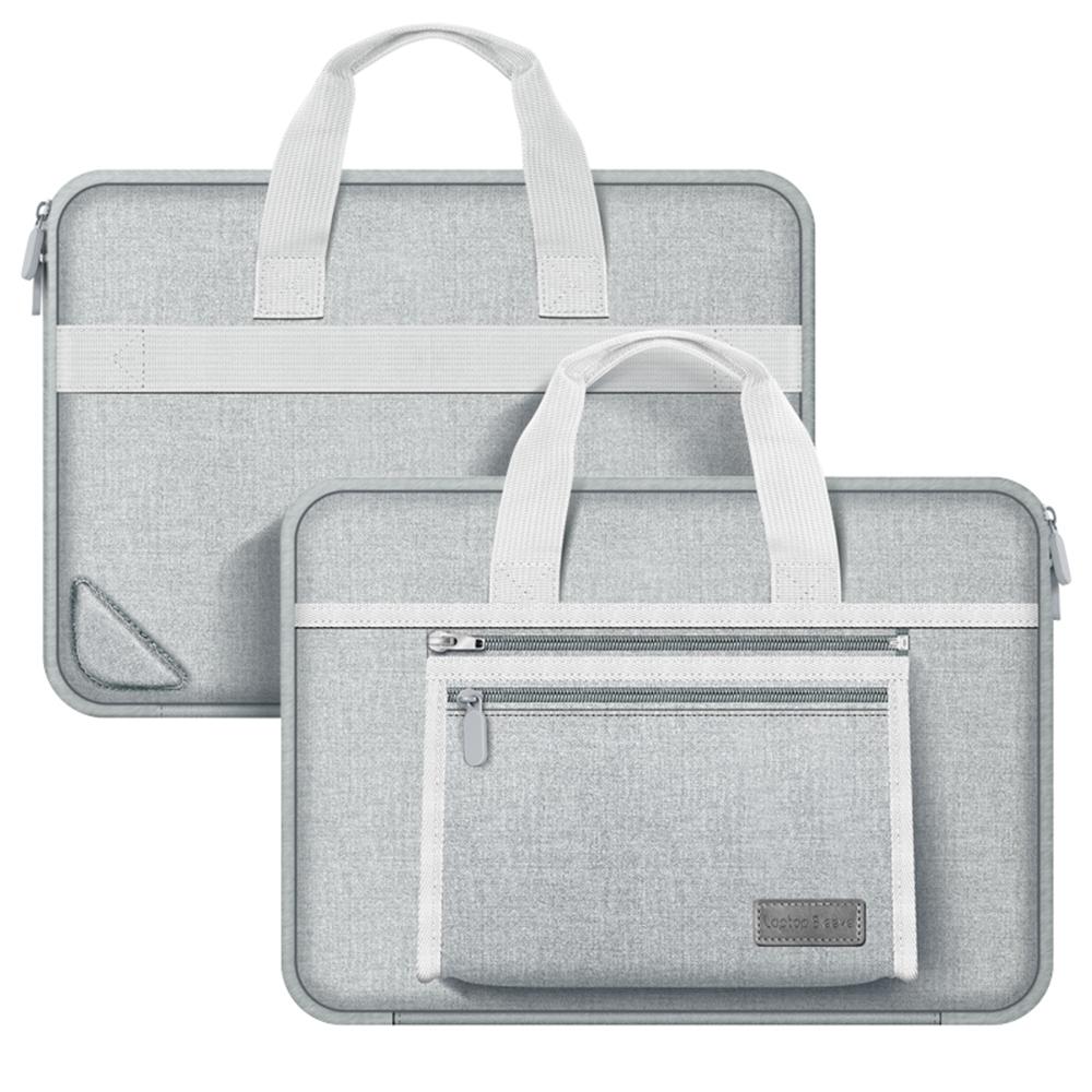 V562-B209467400ADE-202502282120-00 Portable Oxford Laptop Bag - Durable Fabric - Grey - Image 1