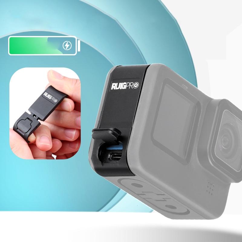 V562-B2331ACD-220698-00 Aluminum Battery Side Interface Cover for Gopro Hero10 / Hero9 - Image 1