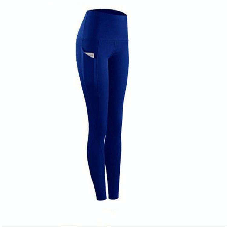 V562-B3006975140DBT-202503262011-00 High Waist Slim Sports Leggings Women Tight Sportswear Size L - Blue - Image 1