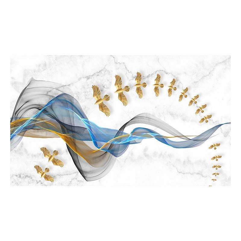 V562-B600198100ADE-202503031736-00 55 Inch Tv Dust-proof Cover for Household - Protects from Dust - Marble - Image 1