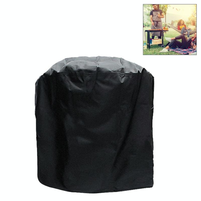 V562-B6127CH-202503031911-00 Waterproof Bbq Grill Cover - 210d Oxford Cloth Anti-uv Dust-proof 71x73cm Black - Image 1
