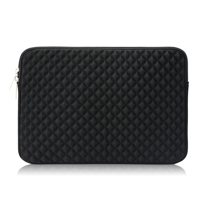 V562-B6410BL-202504251832-00 12-13 Inch Diamond Texture Laptop Liner Bag In Black - Lb0146B - Image 1